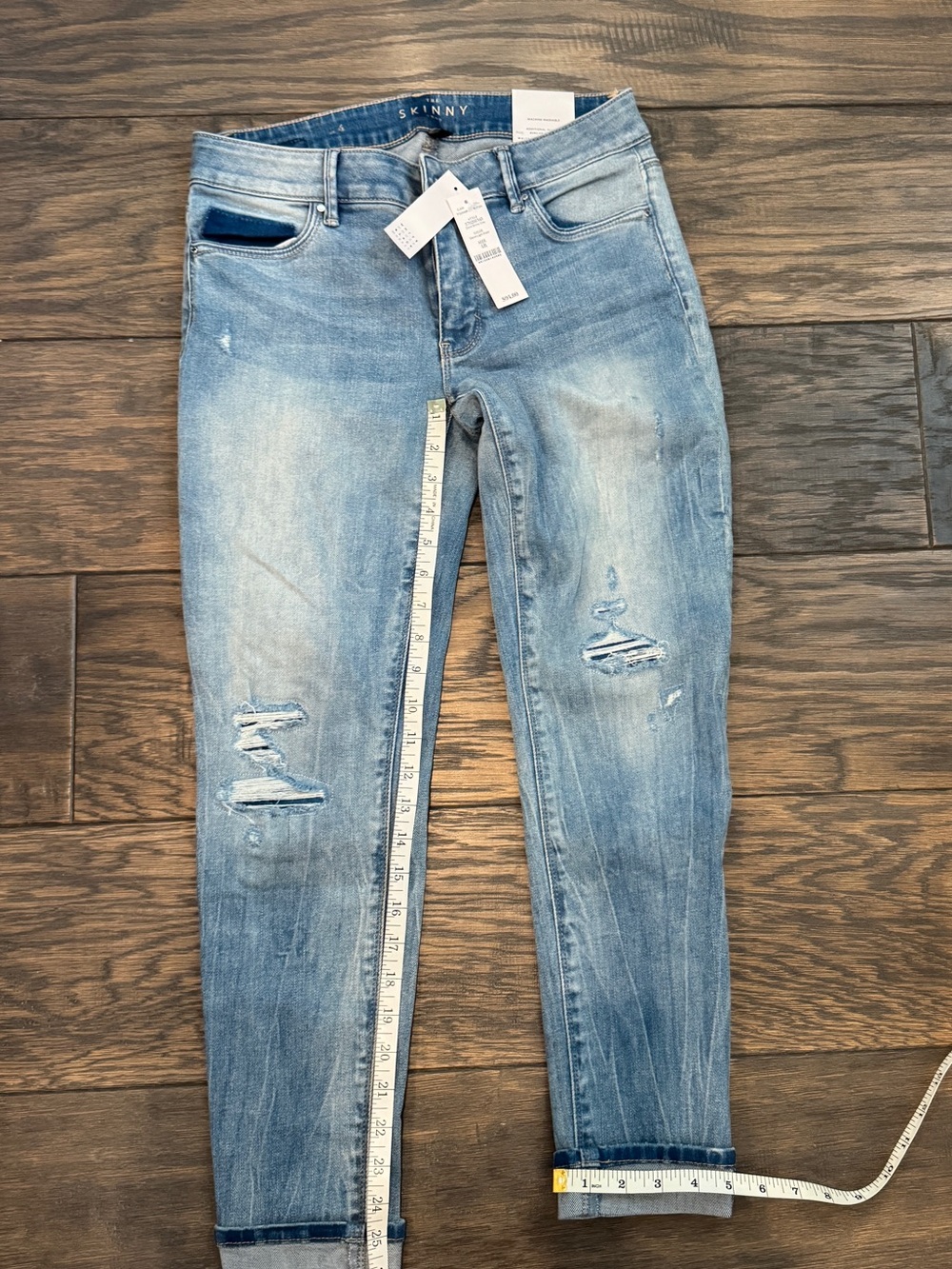White House Black Market Light Blue Skinny Jeans